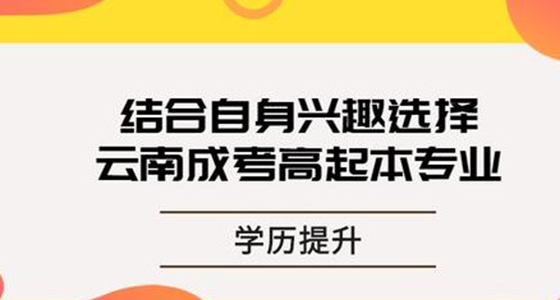 云南成人高考高起专怎么选专业|哪些专业比较好