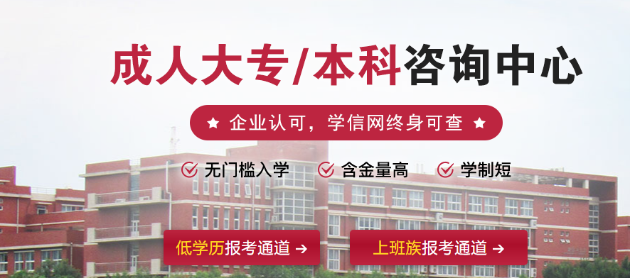 大专本科成考学历提升班