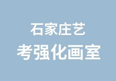 石家莊藝考強(qiáng)化畫室