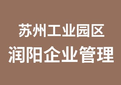 苏州工业园区润阳企业管理咨询