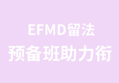 EFMD留法预备班助力衔接法国音乐培训中心