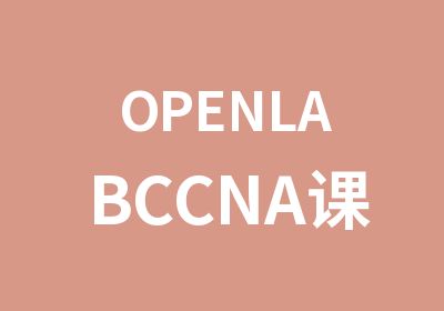 OPENLABCCNA课程