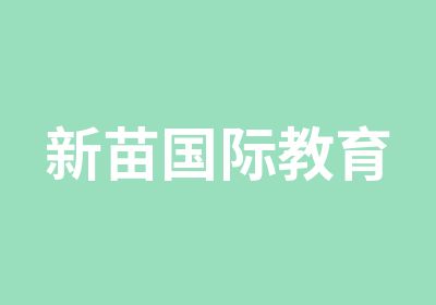 新苗国际教育