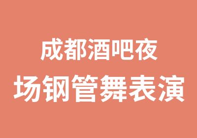 成都酒吧夜场钢管舞表演