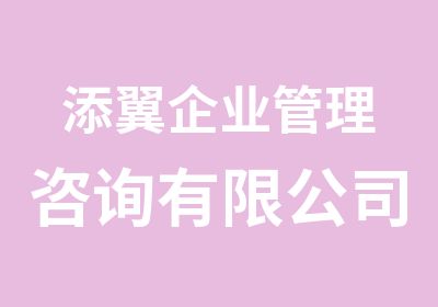 添翼企业管理咨询有限公司