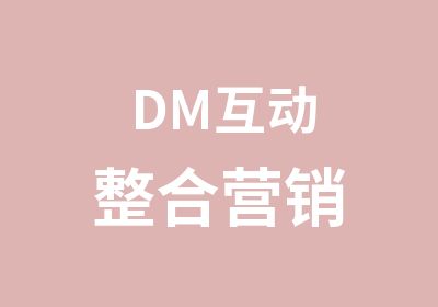 DM互动整合营销