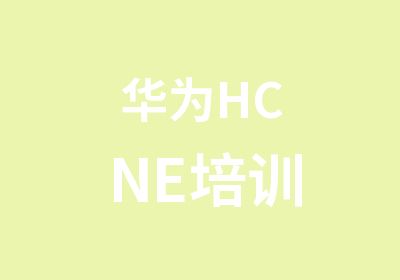 华为HCNE培训