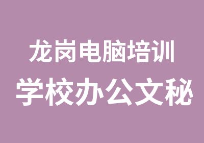 龙岗电脑培训学校办公文秘班报名中..