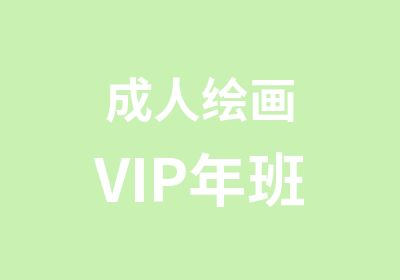 成人绘画VIP年班