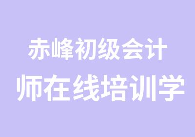 赤峰初级会计师在线培训学习