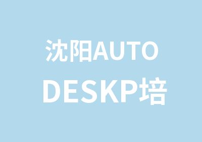 沈阳AUTODESKP培训