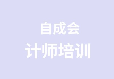 自成会计师培训