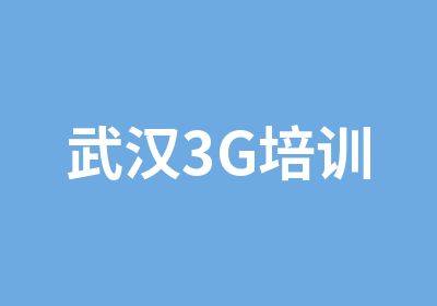 武汉3G培训