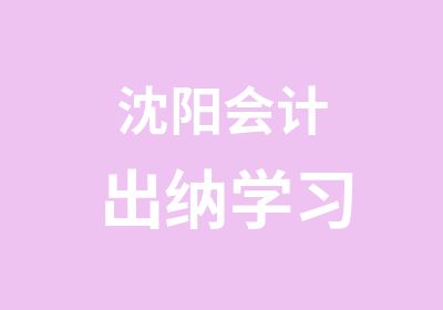 沈阳会计出纳学习