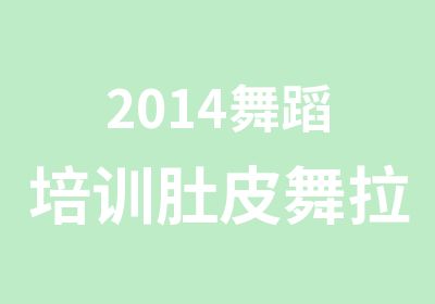 2014舞蹈培训肚皮舞拉丁舞爵士舞