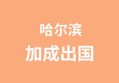 哈尔滨加成出国