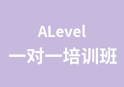 ALevel培训班