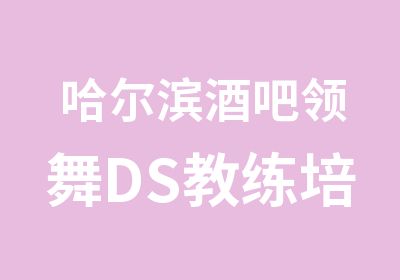 哈尔滨酒吧领舞DS教练培训班