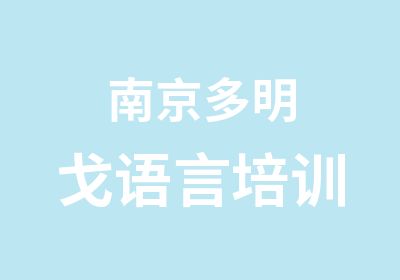 南京多明戈语言培训