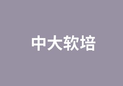 中大软培