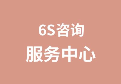 6S咨询服务中心