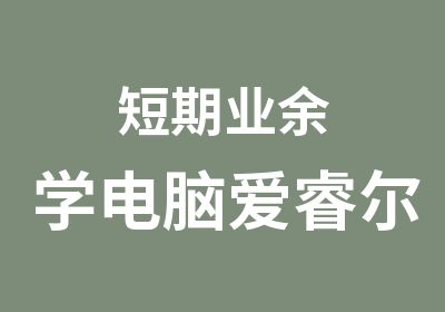 短期业余学电脑爱睿尔