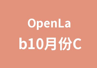 OpenLab10月份CCNP
