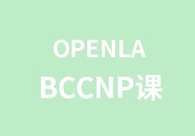 OPENLABCCNP课程
