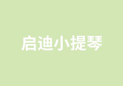 启迪小提琴