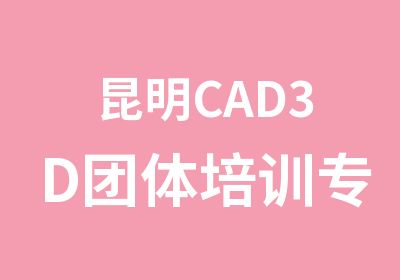 昆明CAD3D团体培训