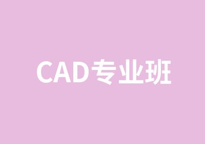 CAD专业班