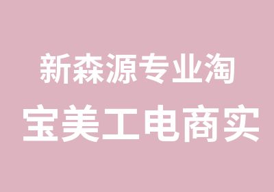 新森源专业美工电商实操培训课程