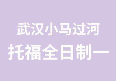 武汉小马过河托福