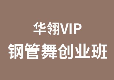 华翎VIP钢管舞创业班