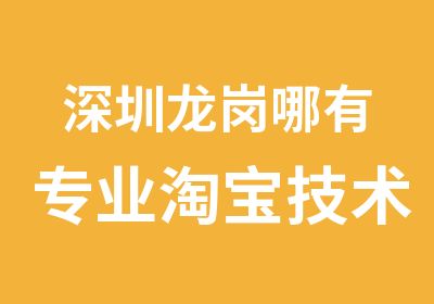 深圳龙岗哪有专业技术全能班培训