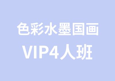 色彩水墨国画VIP4人班课程