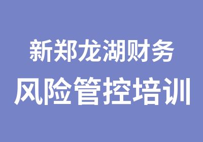 新郑龙湖财务风险管控培训班