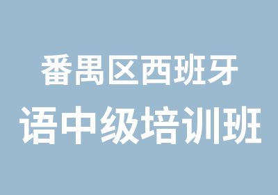 番禺区西班牙语中级培训班那家好