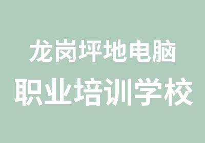 龙岗坪地电脑职业培训学校哪家好