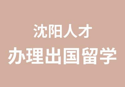 沈阳人才出国留学