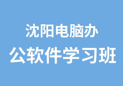 沈阳电脑办公软件学习班