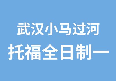 武汉小马过河托福基础级辅导班