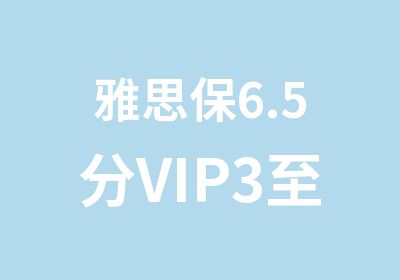 雅思保6.5分VIP3至6人班