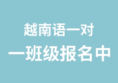 越南语班级报名中