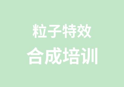 粒子合成培训