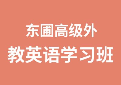 东圃外教英语学习班