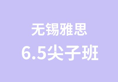 无锡雅思6.5