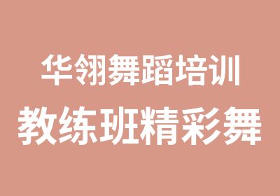 华翎舞蹈培训教练班精彩舞动人生