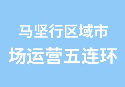 马坚行区域市场运营五连环