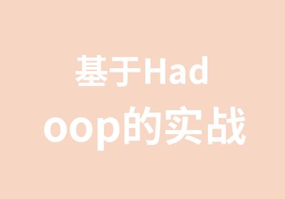 基于Hadoop的实战